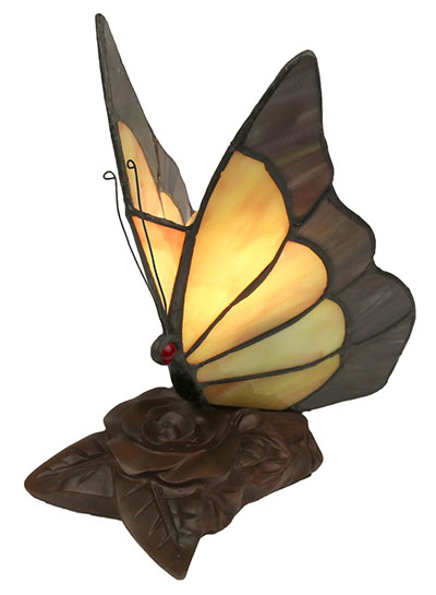 Tiffany Butterfly Lamp - Click Image to Close